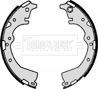 Borg & Beck BBS6177 - Drum Brake Shoe Set car-mod.net