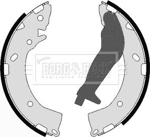 Borg & Beck BBS6345 - Drum Brake Shoe Set car-mod.net