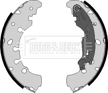 Borg & Beck BBS6364 - Drum Brake Shoe Set car-mod.net