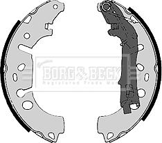 Borg & Beck BBS6368 - Drum Brake Shoe Set car-mod.net