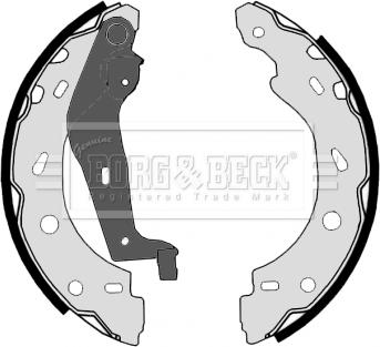 Borg & Beck BBS6309 - Drum Brake Shoe Set car-mod.net