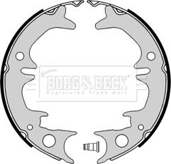 Borg & Beck BBS6384 - Brake Shoe Set, parking brake car-mod.net
