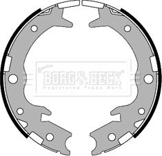 Borg & Beck BBS6321 - Brake Shoe Set, parking brake car-mod.net