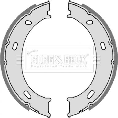 Borg & Beck BBS6327 - Brake Shoe Set, parking brake car-mod.net