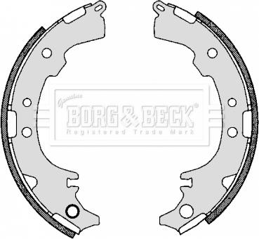 Borg & Beck BBS6295 - Drum Brake Shoe Set car-mod.net