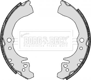 Borg & Beck BBS6298 - Drum Brake Shoe Set car-mod.net