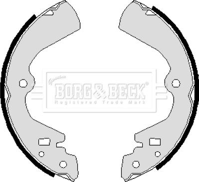 Borg & Beck BBS6250 - Drum Brake Shoe Set car-mod.net