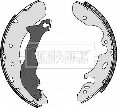 Borg & Beck BBS6264 - Drum Brake Shoe Set car-mod.net