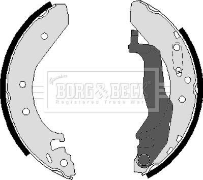 Borg & Beck BBS6223 - Drum Brake Shoe Set car-mod.net