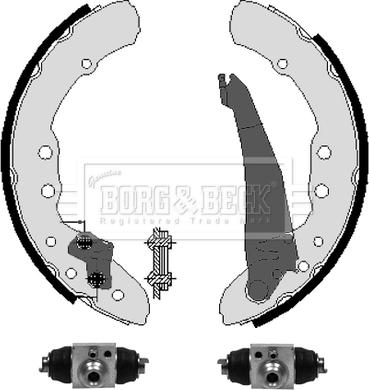 Borg & Beck BBS1097K - Drum Brake Shoe Set car-mod.net