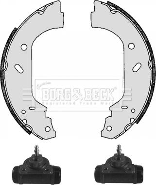 Borg & Beck BBS1115K - Drum Brake Shoe Set car-mod.net