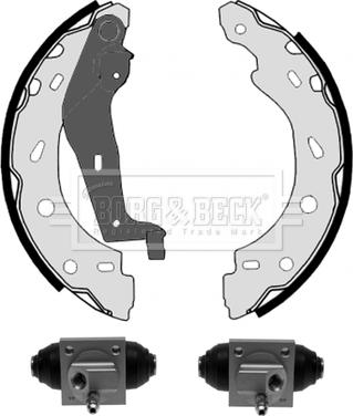 Borg & Beck BBS1139K - Drum Brake Shoe Set car-mod.net