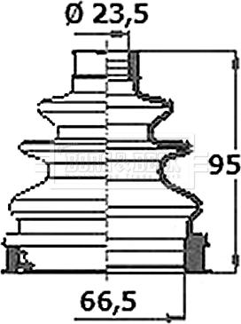 Borg & Beck BCB6388 - Bellow, drive shaft car-mod.net