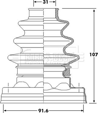 Borg & Beck BCB6221 - Bellow, drive shaft car-mod.net