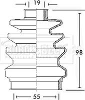 Borg & Beck BCB2418 - Bellow, drive shaft car-mod.net