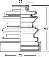 Borg & Beck BCB2546 - Bellow, drive shaft car-mod.net