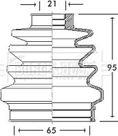 Borg & Beck BCB2687 - Bellow, drive shaft car-mod.net