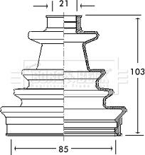 Borg & Beck BCB2175 - Bellow, drive shaft car-mod.net