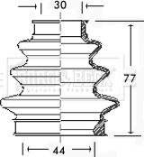 Borg & Beck BCB2349 - Bellow, drive shaft car-mod.net