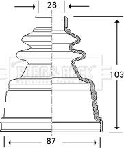 Borg & Beck BCB2775 - Bellow, drive shaft car-mod.net