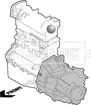 Borg & Beck BEM3988 - Holder, engine mounting car-mod.net