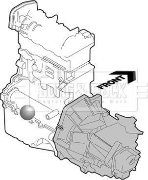 Borg & Beck BEM3590 - Holder, engine mounting car-mod.net