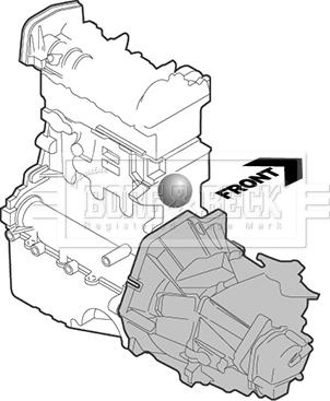Borg & Beck BEM3599 - Holder, engine mounting car-mod.net