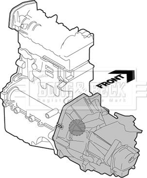 Borg & Beck BEM3570 - Holder, engine mounting car-mod.net