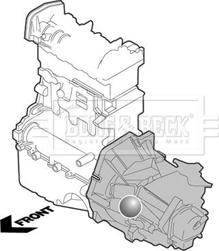 Borg & Beck BEM3272 - Holder, engine mounting car-mod.net