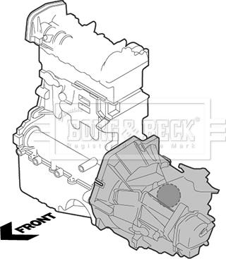 Borg & Beck BEM4315 - Holder, engine mounting car-mod.net