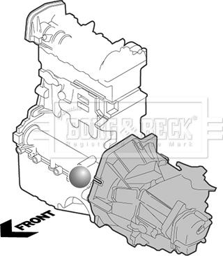 Borg & Beck BEM4465 - Holder, engine mounting car-mod.net