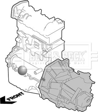 Borg & Beck BEM3103 - Holder, engine mounting car-mod.net