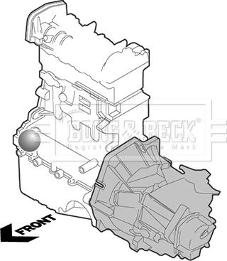 Borg & Beck BEM3271 - Holder, engine mounting car-mod.net