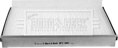 Borg & Beck BFC1061 - Filter, interior air car-mod.net
