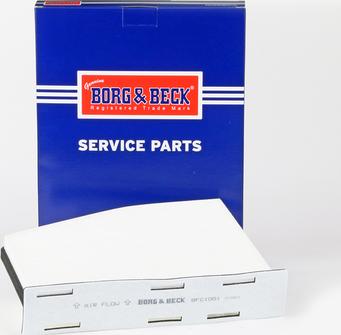 Borg & Beck BFC1001 - Filter, interior air car-mod.net