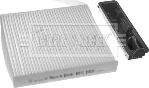 Borg & Beck BFC1019 - Filter, interior air car-mod.net