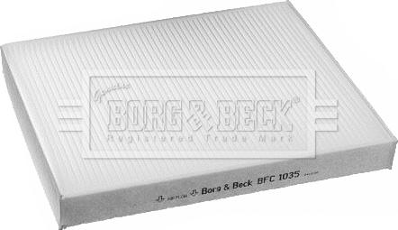 Borg & Beck BFC1035 - Filter, interior air car-mod.net