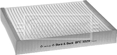 Borg & Beck BFC1029 - Filter, interior air car-mod.net