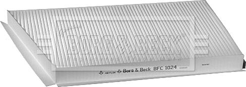 Borg & Beck BFC1024 - Filter, interior air car-mod.net