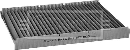 Borg & Beck BFC1025 - Filter, interior air car-mod.net