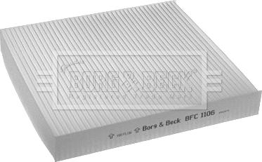 Borg & Beck BFC1106 - Filter, interior air car-mod.net