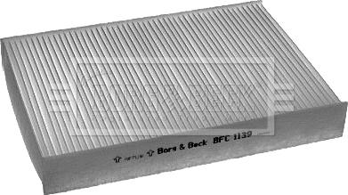 Borg & Beck BFC1139 - Filter, interior air car-mod.net