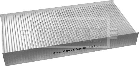 Borg & Beck BFC1133 - Filter, interior air car-mod.net