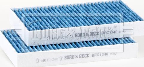 Borg & Beck BFC1340 - Filter, interior air car-mod.net
