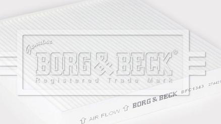 Borg & Beck BFC1343 - Filter, interior air car-mod.net
