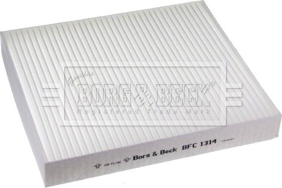 Borg & Beck BFC1314 - Filter, interior air car-mod.net