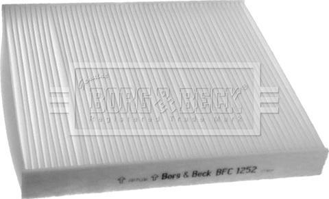 Borg & Beck BFC1252 - Filter, interior air car-mod.net
