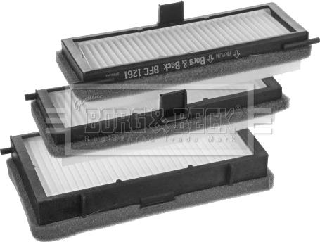 Borg & Beck BFC1261 - Filter, interior air car-mod.net
