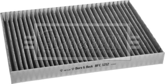 Borg & Beck BFC1212 - Filter, interior air car-mod.net