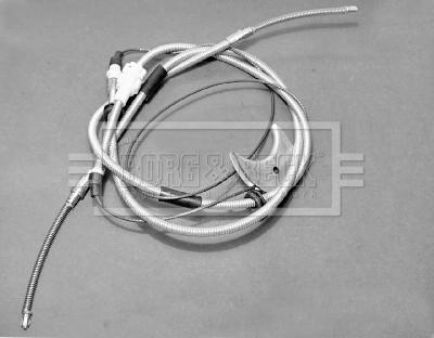 Borg & Beck BKB1017 - Cable, parking brake car-mod.net